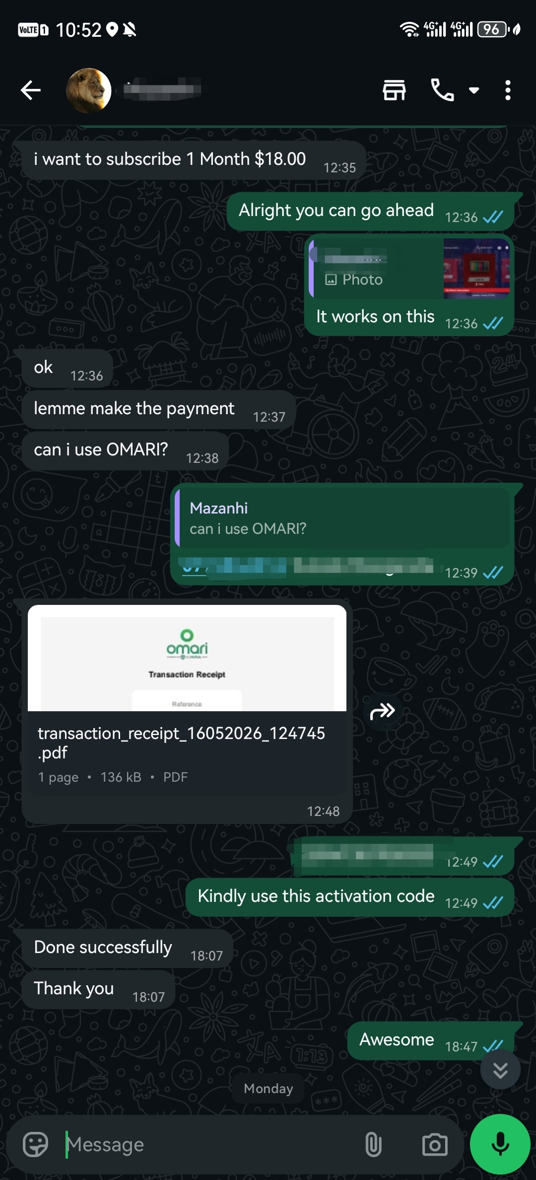 Customer Review